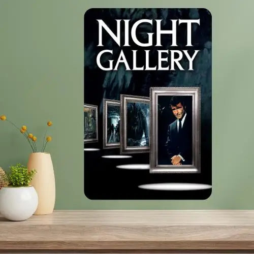 Night Gallery Classic TV Show Metal Poster Sign | Retro Wall Art Metal Wall Sign Axl aluminum sign aluminum 20x30cm