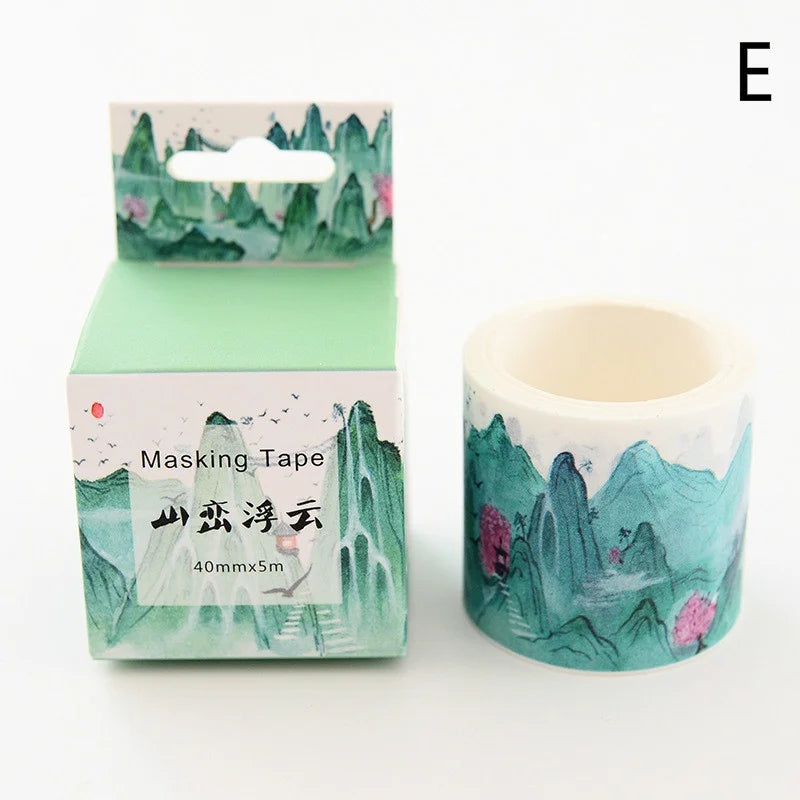 Vintage Decorative Washi Tape – DIY Scrapbooking & Journaling Decorative Washi Tape Axl E