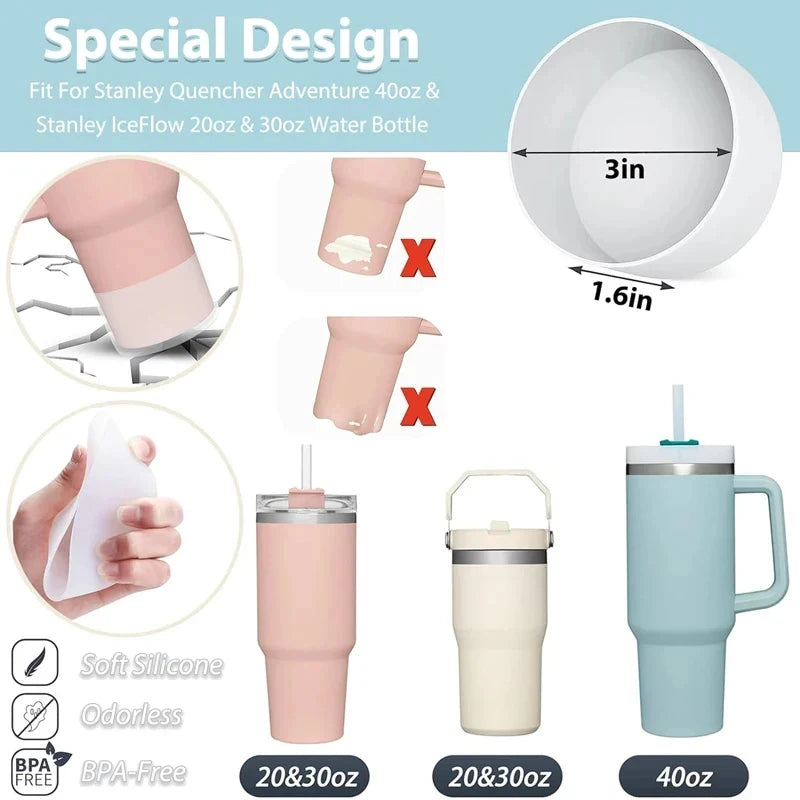 9-Piece Silicone Spill-Proof Car Cup Stopper Set | KEMORELA Cup Stopper Set Axl