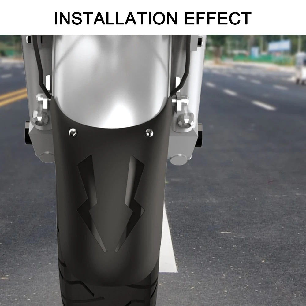 Universal Motorcycle Mudguard – Front & Rear Fender Extension Motorcycle Fender Axl