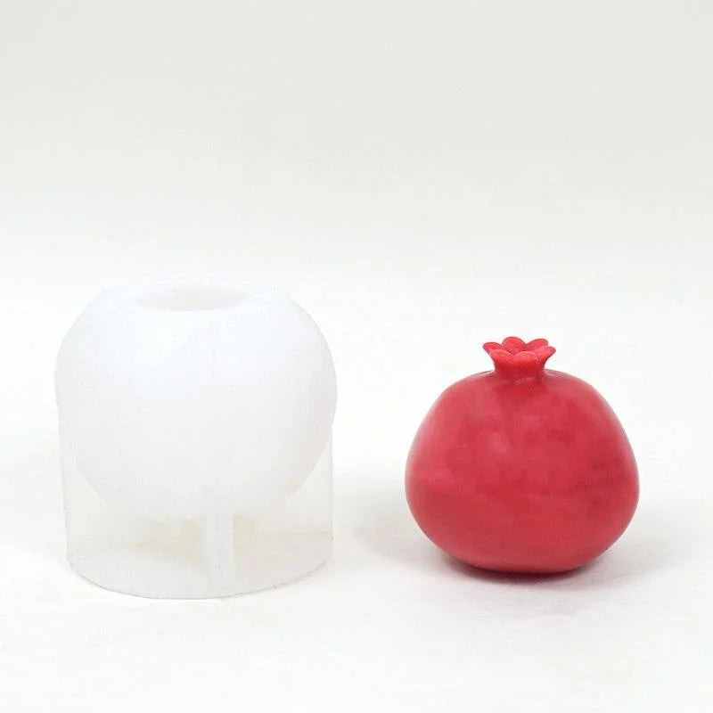 Pomegranate Silicone Candle Mold – DIY Soap & Plaster Craft Silicone Craft Mold Axl