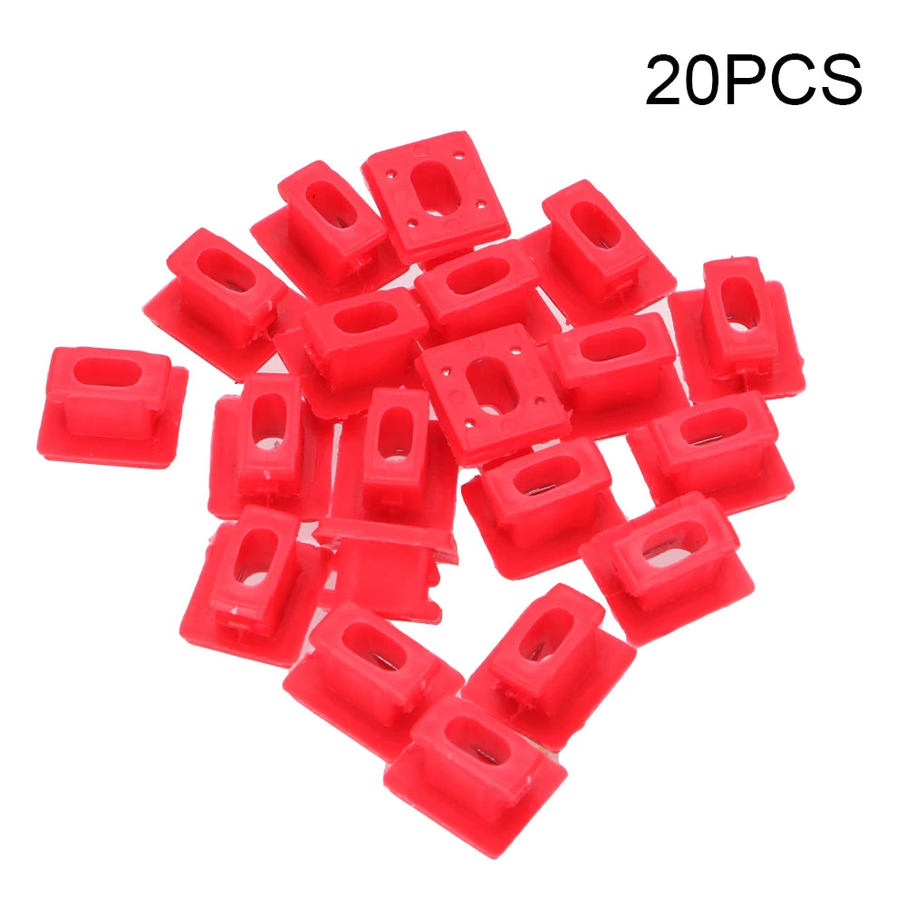 BMW E46/E65/E66/E83N Dashboard Panel Trim Clips – Red 20pcs Auto Trim Clips Axl Red