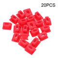 BMW E46/E65/E66/E83N Dashboard Panel Trim Clips – Red 20pcs Auto Trim Clips Axl Red