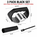 Stainless Steel Rocker Garlic Press – Manual Mincer & Slicer Garlic Press Axl 3 Pack Set