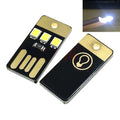 Mini USB LED Night Light – Portable Keychain Flashlight USB LED Night Light Axl Black