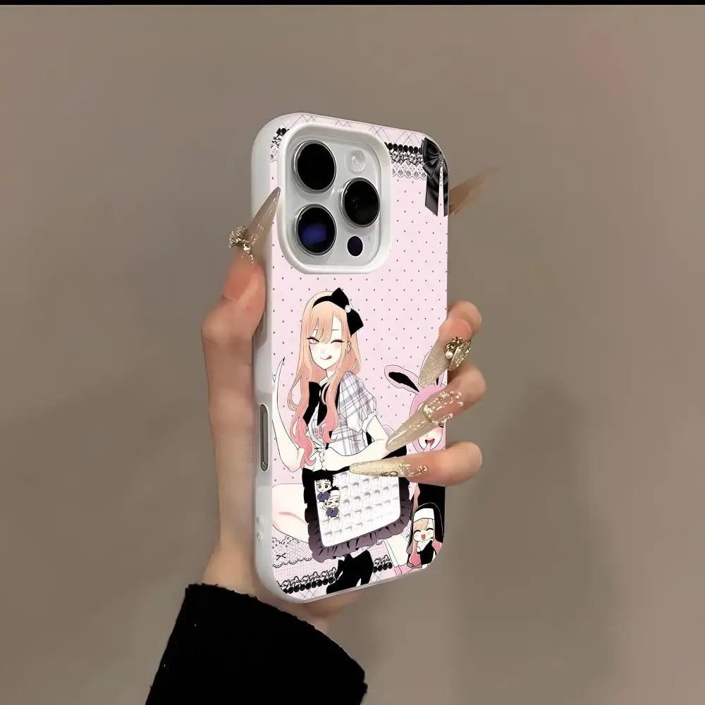 My Dress-Up Darling iPhone Case 2-in-1 Card Holder | iPhone 13–17 Anime Phone Case Axl White3 iPhone Air