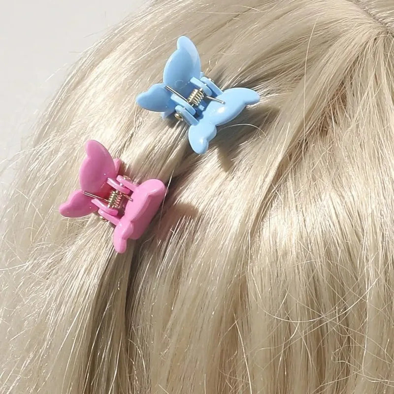 20 Pc Mini Butterfly Hair Clips – Macaron Colors for Girls & Women Butterfly Hair Clips Axl
