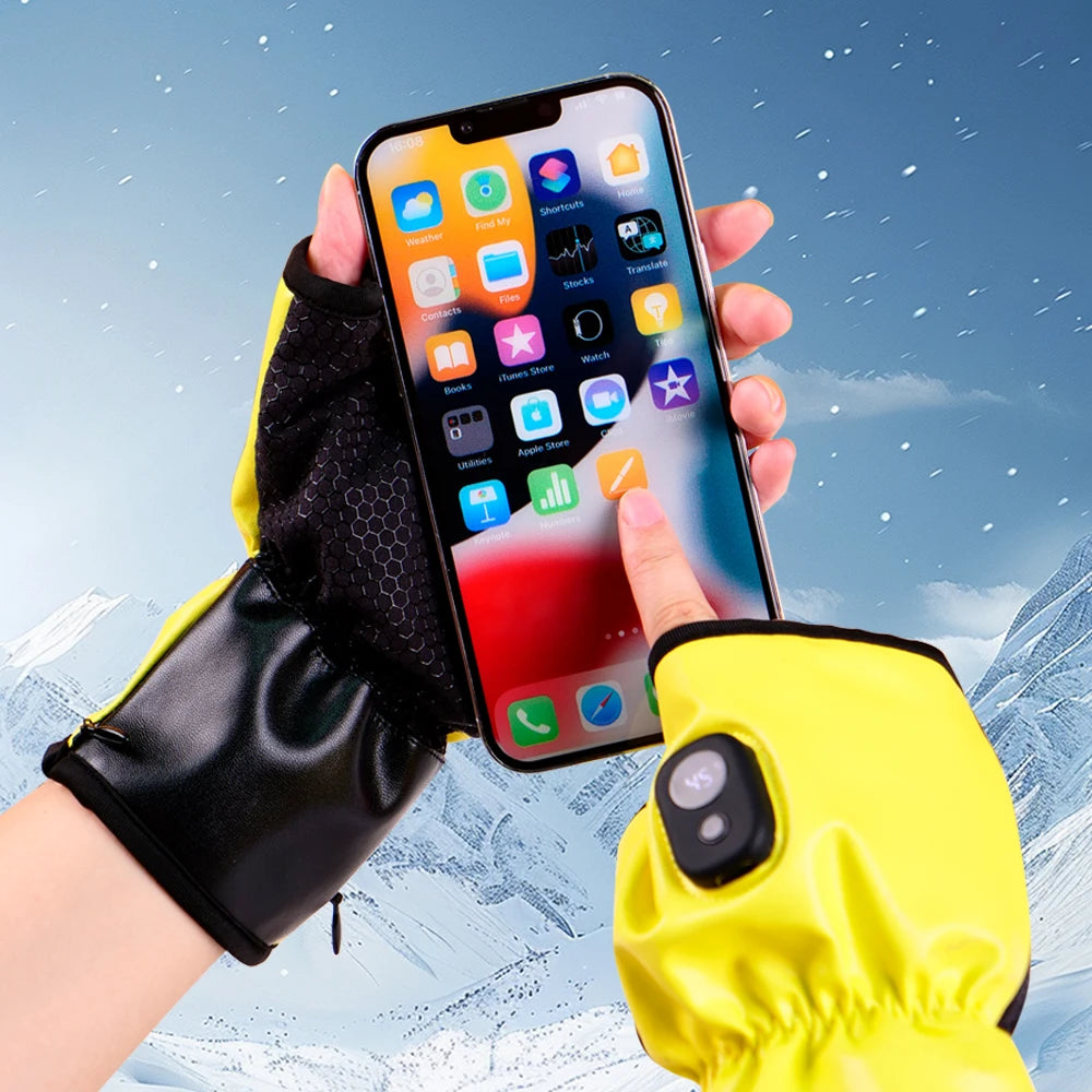USB Rechargeable Heated Gloves – 3-Level Warmth, 8–10Hr Heated Gloves Axl