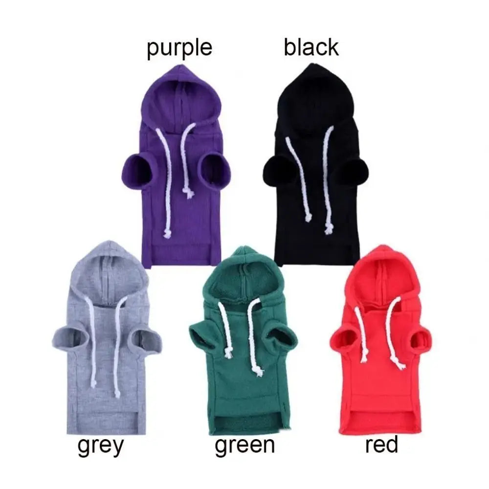 Fleece Hoodie for Ferrets, Hamsters & Small Pets | S & M Small Pet Hoodie Axl