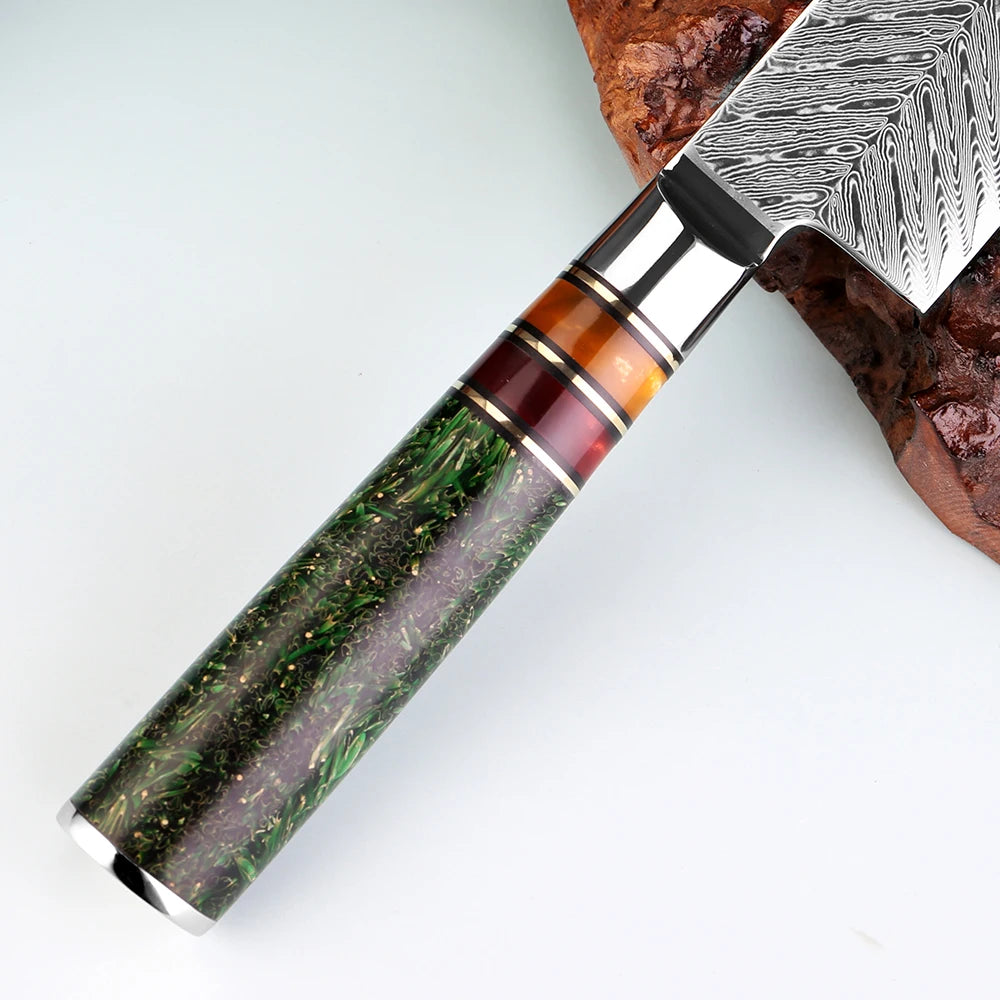 XITUO 8" Damascus Steel Chef Knife – Gyuto Kitchen Knife Damascus Chef Knife Axl