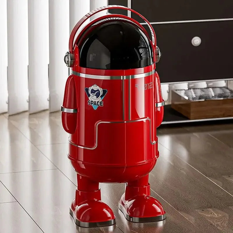 Space Man Plastic Waste Bin 13L/18L – Kitchen & Home Trash Can Plastic Waste Bin Axl
