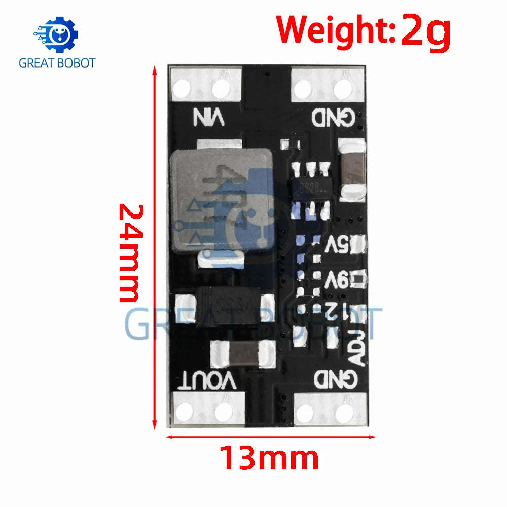 XL3608 Mini DC-DC Step-Up Boost Module 5V 9V 12V 2A Step-Up Power Module Axl