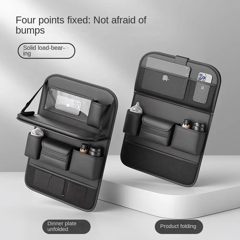 Car Backseat Organizer – Dining Table, Tablet Holder & Pockets Backseat Car Organizer Axl