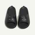 Kawaii Cat Family Matching Slippers – Parent & Child Home Slides Family Matching Slippers Axl Black 44-45 (foot 27cm)