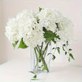 3D Real Touch Artificial Hydrangea Branch – Home & Wedding Decor Artificial Flower Branch Axl White 1pc