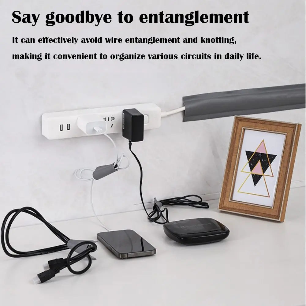 Paintable Self-Adhesive Cable Concealer – TV Wire Cover 1m Cable Concealer Axl