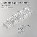 Non-Magnetic Nail Tips Display Stand – 1, 5 or 10 Grids Nail Display Stand Axl A2