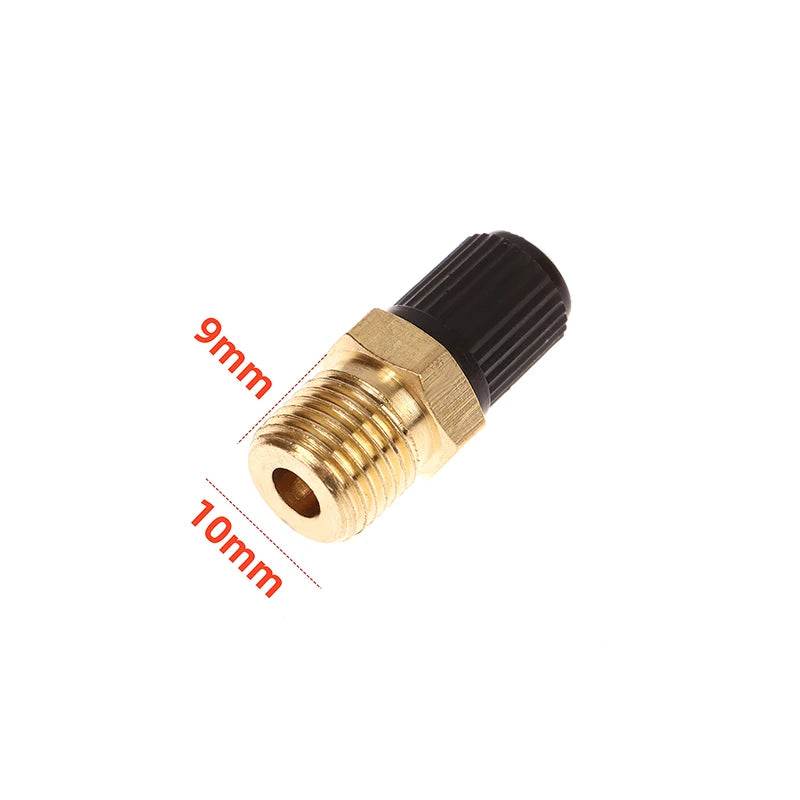 Hexagonal Brass Tank Fill Valve M8/M10 Threaded Valve Core Air Tank Valve Axl A1 M10