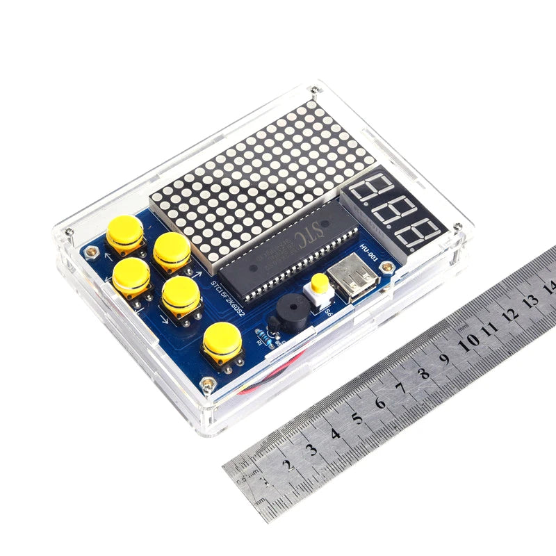 DIY Pixel Game Machine Kit – 51 Microcontroller Soldering Kit DIY Electronics Kit Axl