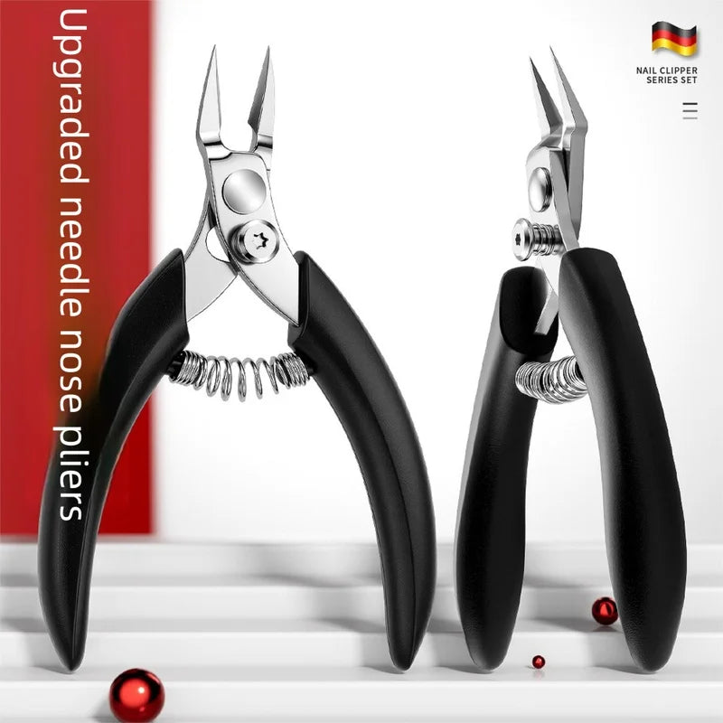 Ingrown Toenail Clipper Spring Handle Curved Blade Nail Nipper Toenail Nipper Axl
