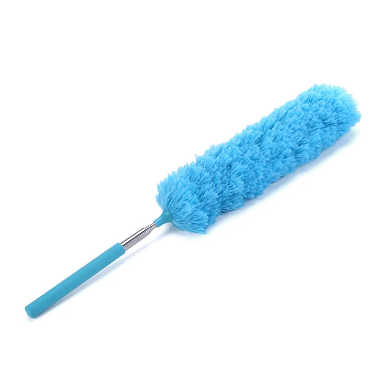 Retractable Microfiber Duster – Extendable Long Handle Brush Retractable Duster Axl Blue
