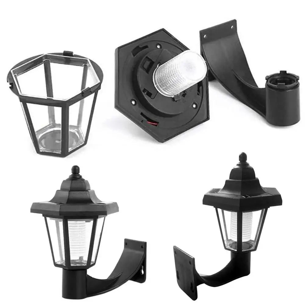 Solar Outdoor Wall Light – Vintage IP66 Weatherproof Garden Lamp Solar Wall Light Axl