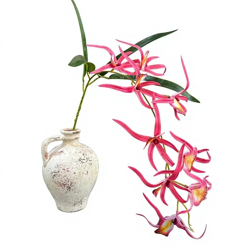 Spider Orchid Artificial Flowers – 3D Printed 9-Head Stem Artificial Flower Stem Axl