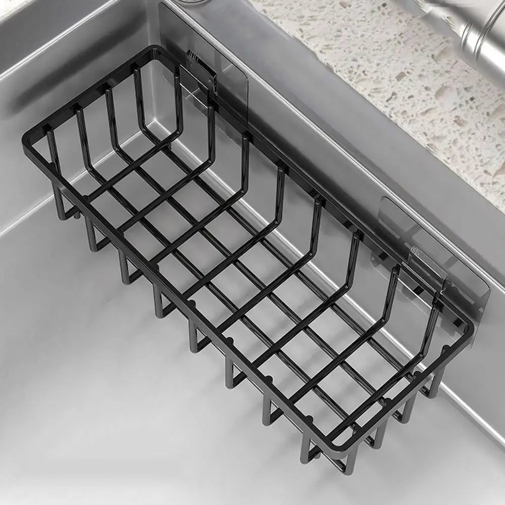 Kitchen Sink Organizer – Sponge, Soap & Brush Holder Basket Sink Organizer Basket Axl