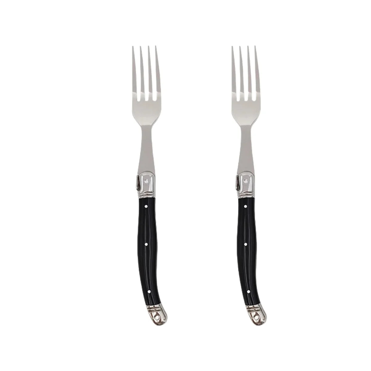 Serrated Steak Knives Set 1–8 Pc | Sharp 3CR13 Steel Cutlery Steak Knife Set Axl 2 PCS Dinner fork