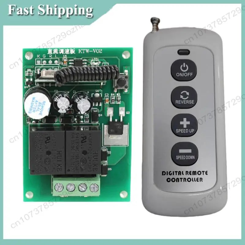 DC12V Wireless Remote Motor Speed Controller Kit | Dining Table Motor Speed Controller Axl