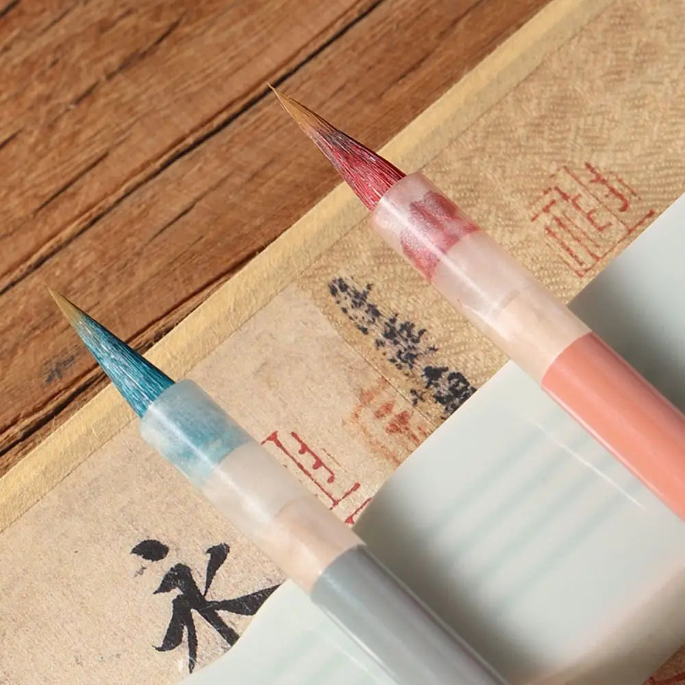 Chinese Calligraphy Brush – Wolf Hair Wood Handle Art Paint Brush Calligraphy Art Brush Axl