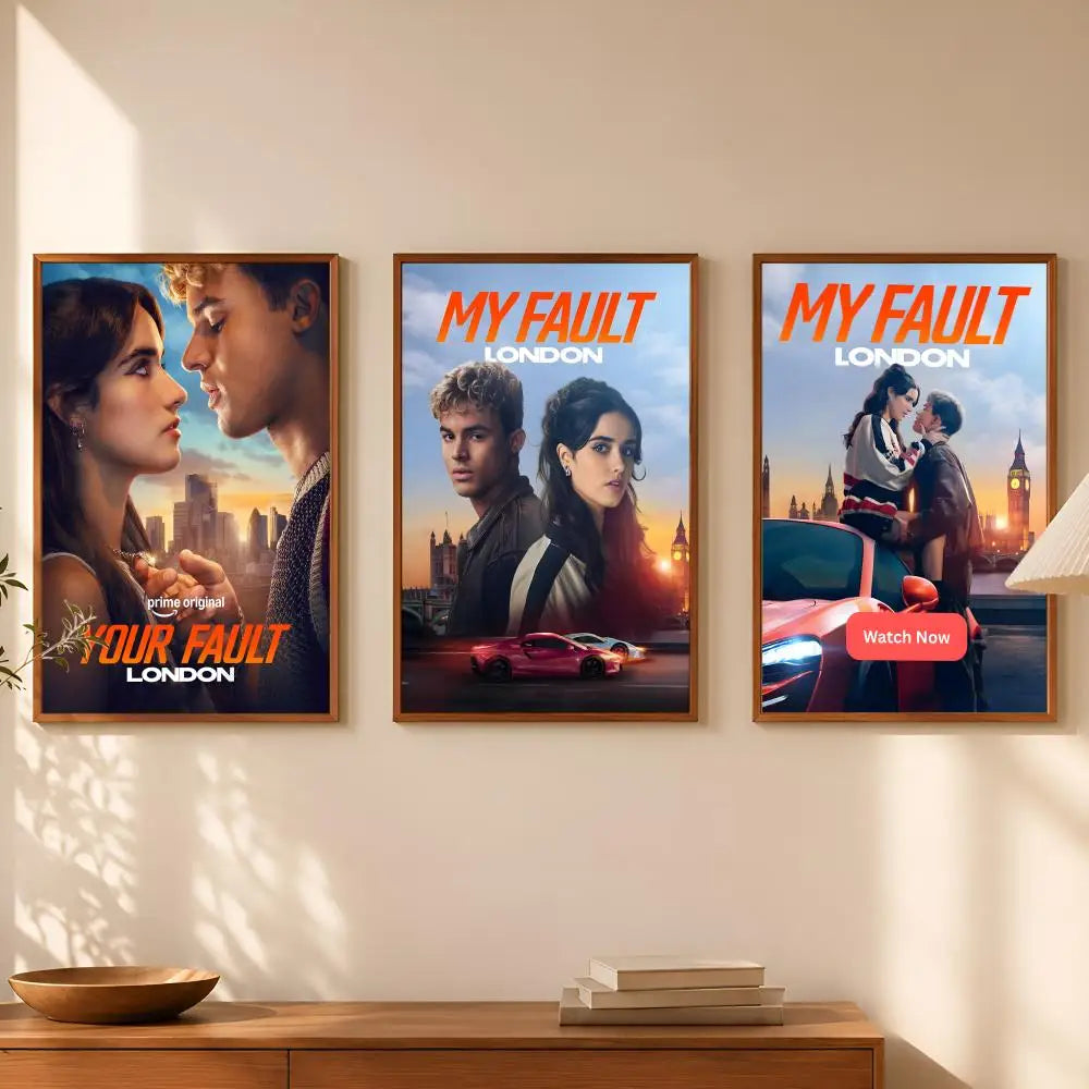 My Fault Movie Poster – Self-Stick HD PVC Waterproof Wall Art Movie Wall Poster Axl
