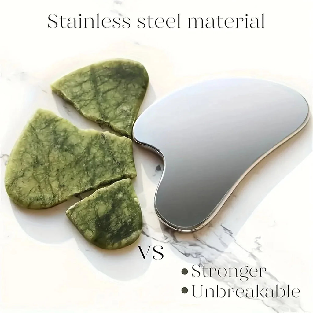 Stainless Steel Gua Sha Facial Massage Board | Skincare Tool Gua Sha Tool Axl