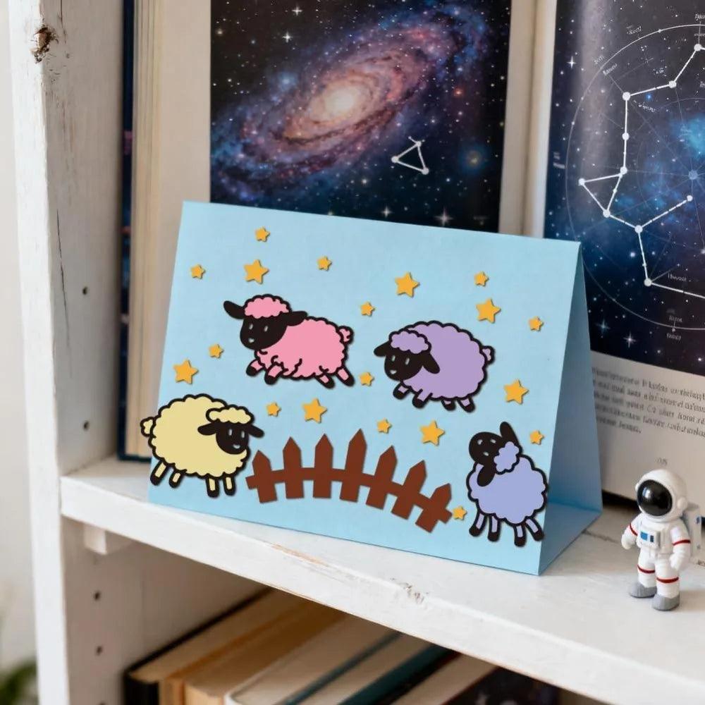 Sheep Farm Metal Cutting Dies – DIY Paper Craft Stencil Set Metal Cutting Dies Axl