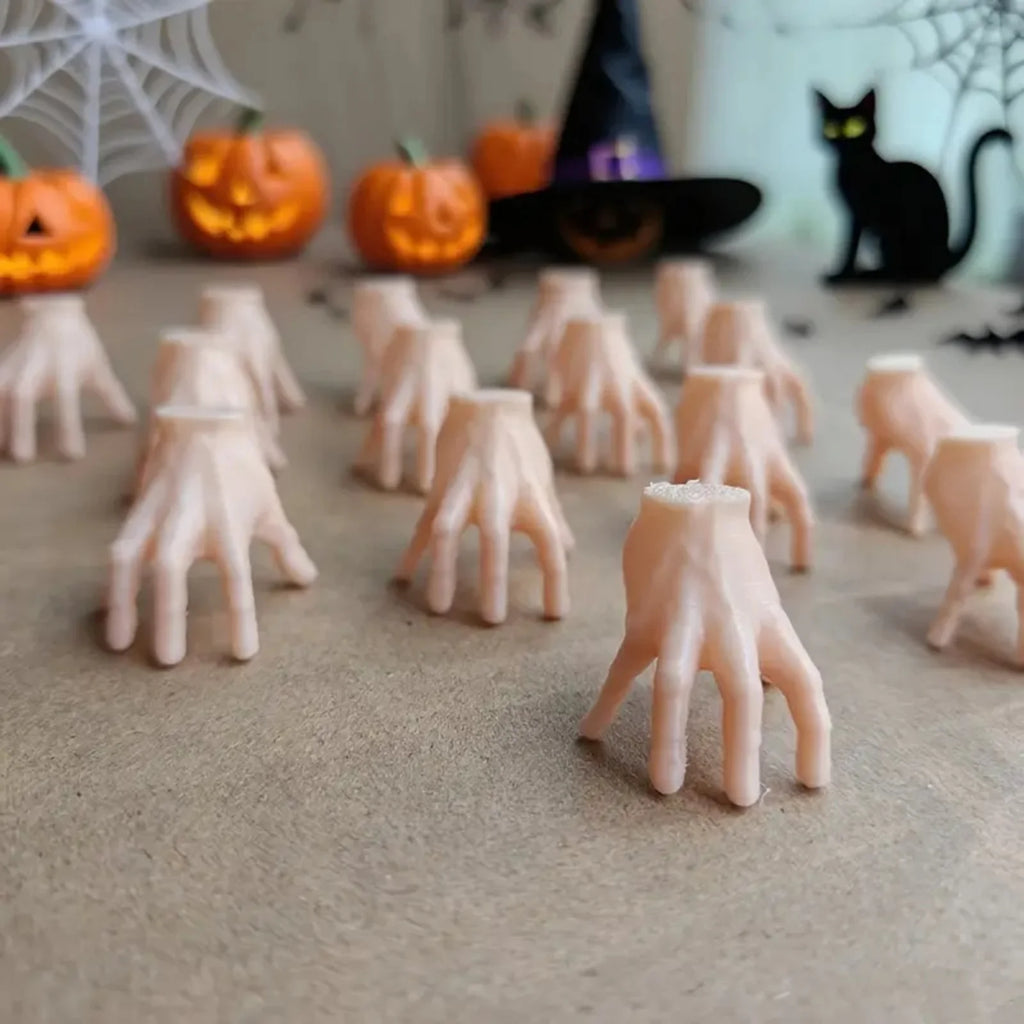 Mini Skeleton Hands Halloween Decorations – 8/15/36 PCS Set Halloween Decoration Props Axl