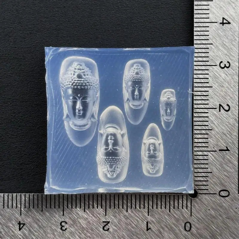 3D Acrylic Nail Art Silicone Mold – DIY Manicure Template Nail Art Mold Axl A1