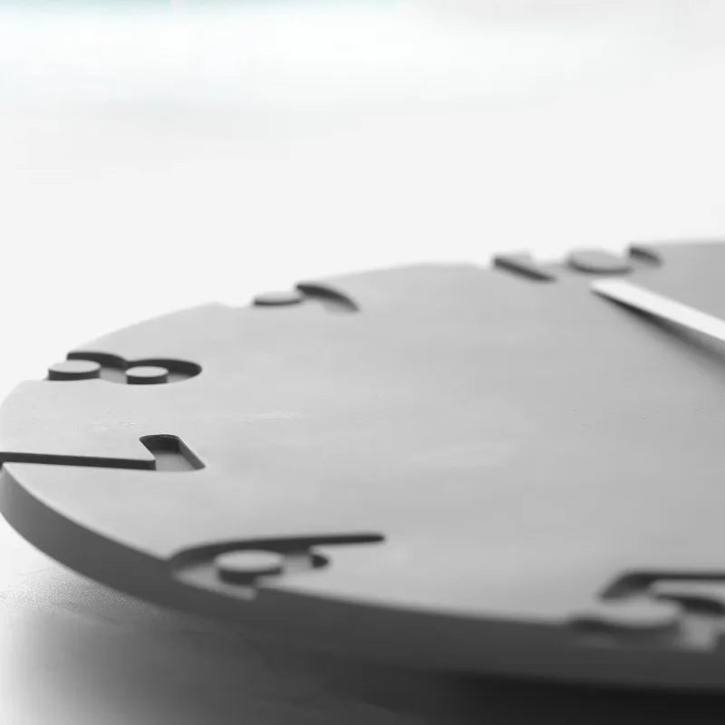 Modern Silent Wall Clock – Minimalist Concrete Luxury Decor Decorative Wall Clock Axl