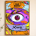 Bad Bunny Album Poster – Waterproof Self-Adhesive Wall Art Wall Art Poster Axl White12 15X20cmNoframe