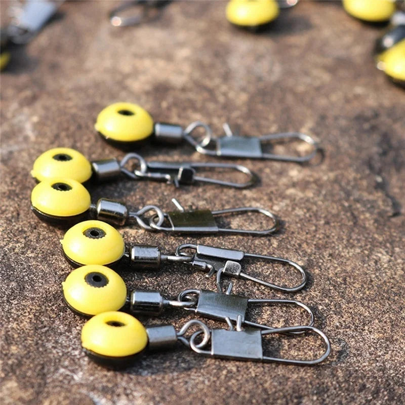 30-Piece Fishing Bobber Stops, Space Beans & Float Connectors Fishing Float Stops Axl