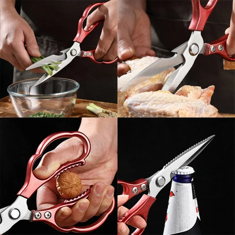Heavy-Duty Kitchen Shears | Stainless Steel Poultry Scissors Kitchen Shears Axl