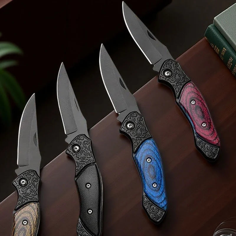 Mini Folding Pocket Knife – Stainless Steel Camping Fruit Knife Folding Pocket Knife Axl