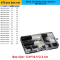 Black Nylon Washers Kit M2–M12 | Flat Gasket Sealing Set Nylon Washer Kit Axl set I China Mainland