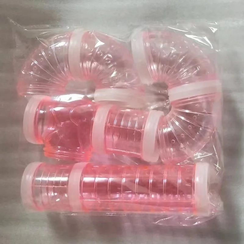 Hamster Tunnel Tube Set – Connectable Plastic Cage Toy Small Pet Tunnel Toy Axl