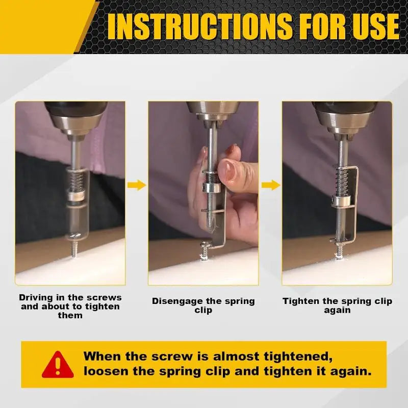 Spring-Loaded Screw Holder Bit – Anti-Drop Screwdriver Bit Screw Holder Bit Axl