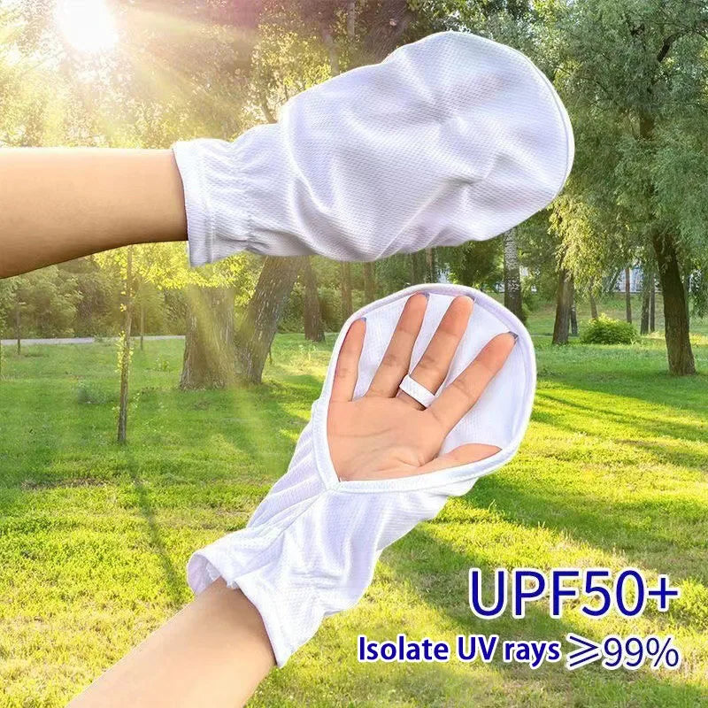 UV Protection Sunscreen Gloves – Breathable Cycling Gloves Sun Protection Gloves Axl