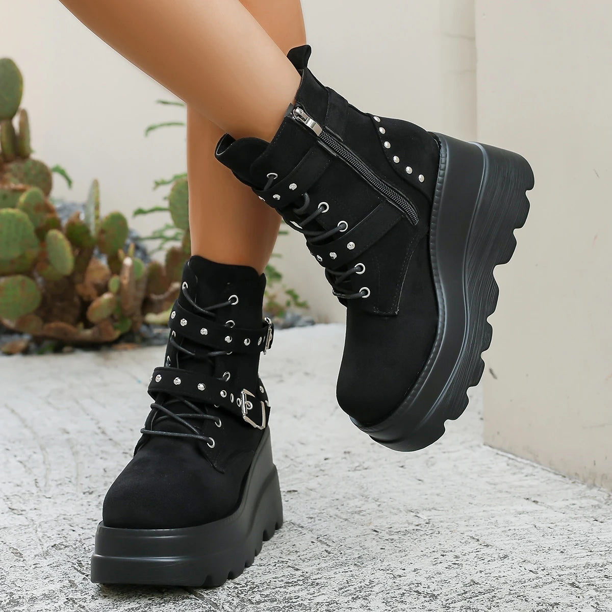 Women's Elegant Flat Slip-On Ankle Boots | Winter Casual Shoes Women's Ankle Boots Axl