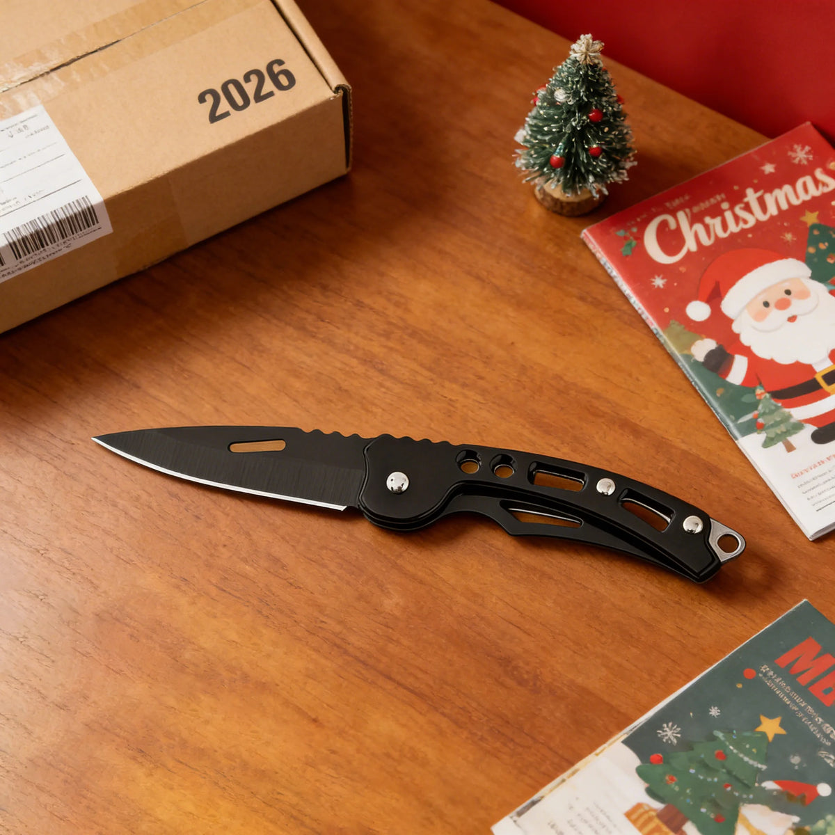 Stainless Steel Utility Pocket Knife – Camping, Hiking & EDC Utility Pocket Knife Axl Knife-1PC