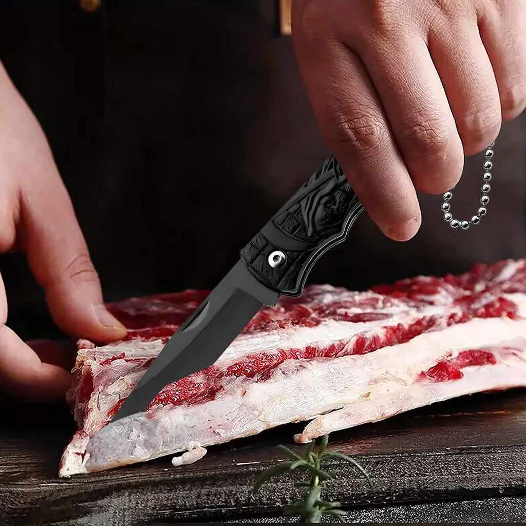 Stainless Steel Folding Paring Knife – Portable Kitchen Knife Folding Paring Knife Axl