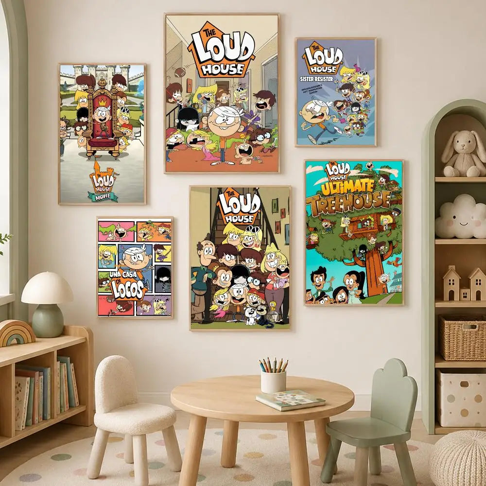 The Loud House Cartoon Wall Poster – Self-Stick HD Decor Wall Art Poster Axl