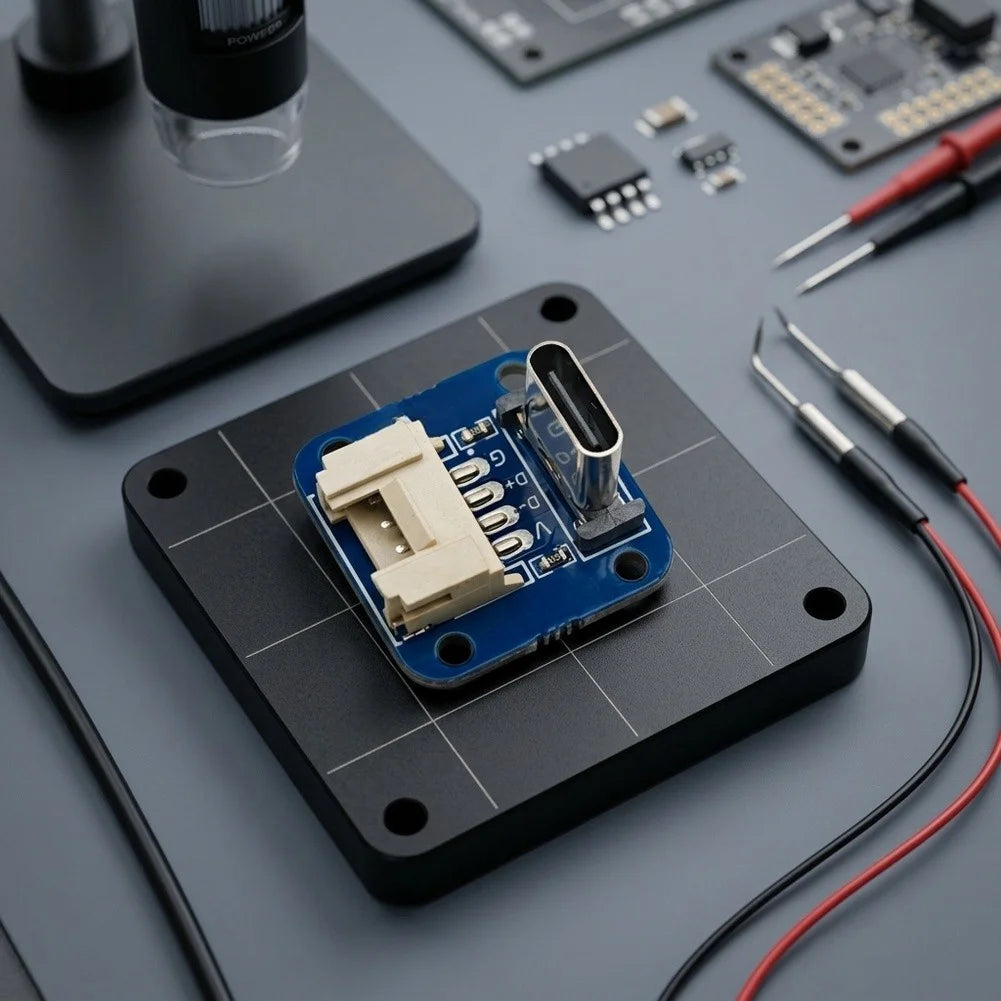 HY2.0 Charging Module Test Board 20x20mm | 14-Pin Input Charging Module Board Axl